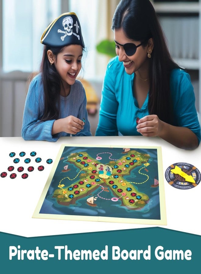 Bloomingo Board Game - Pirate's Paradise: Exciting Pirate Treasure Hunt Adventure Game for Kids & Adults; Explore The Island Collect Skullings and Win; Birthday Gift for Ages 6,7,8,9,10,11,12 & More - Image 3